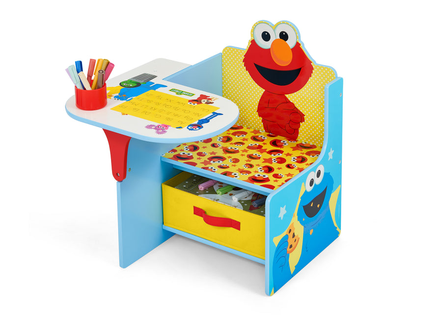 Sesame Street (1149) 7-Sesame Street Chair Desk with Storage Bin