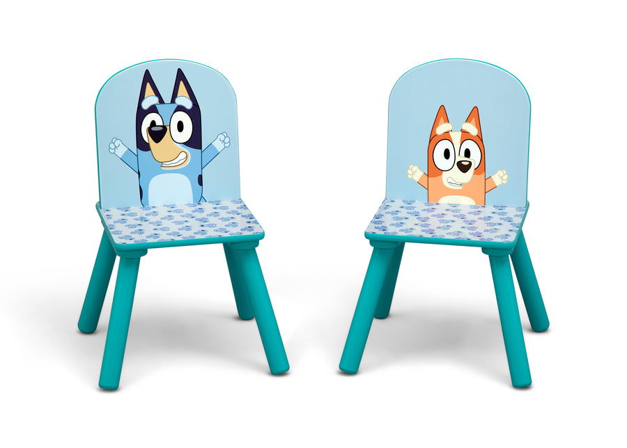 Bluey (1077) 3-Bluey Kids Table and Chair Set with Storage (2 Chairs Included)