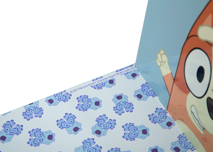 Bluey (1077) 8-Bluey Kids Table and Chair Set with Storage (2 Chairs Included)