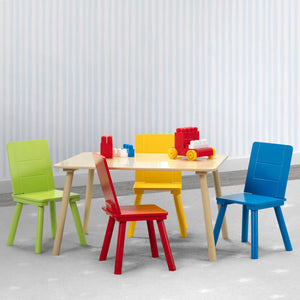 Kids Table and Chair Set (4 Chairs Included) 18