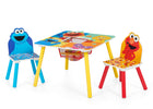 Sesame Street (1149) 7-Sesame Street Table and Chair Set With Storage