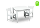Bianca White (130) 11-MySize Table and Chair Set