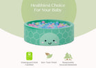 Green (1718) 6-Turtle Soft Ball Pit with 50 Play Balls