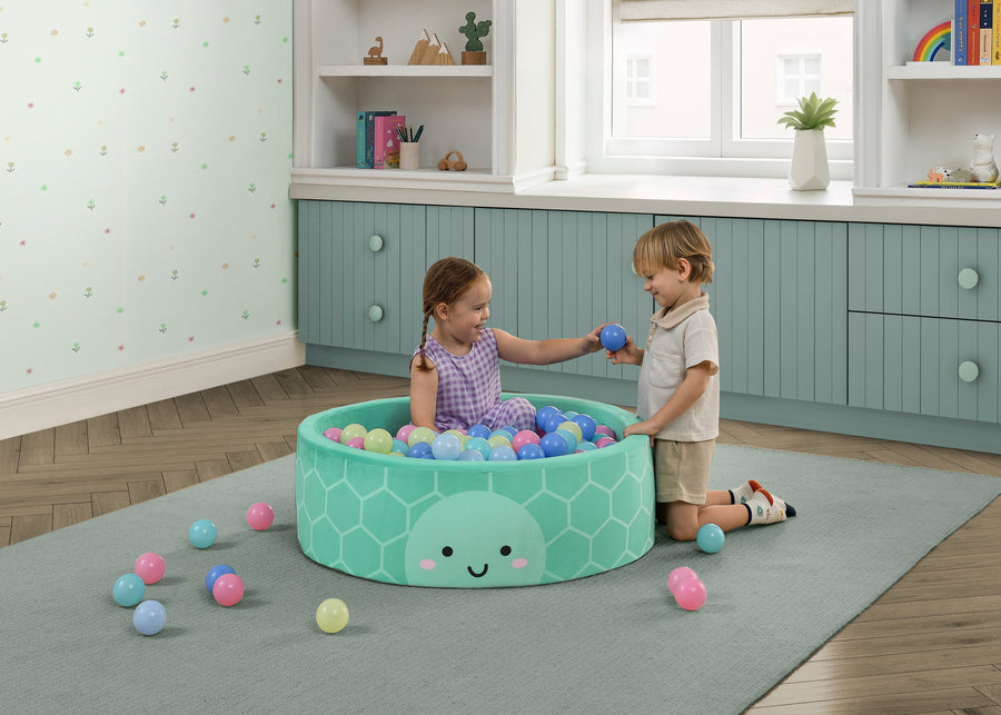 Green (1718) 1-Turtle Soft Ball Pit with 50 Play Balls