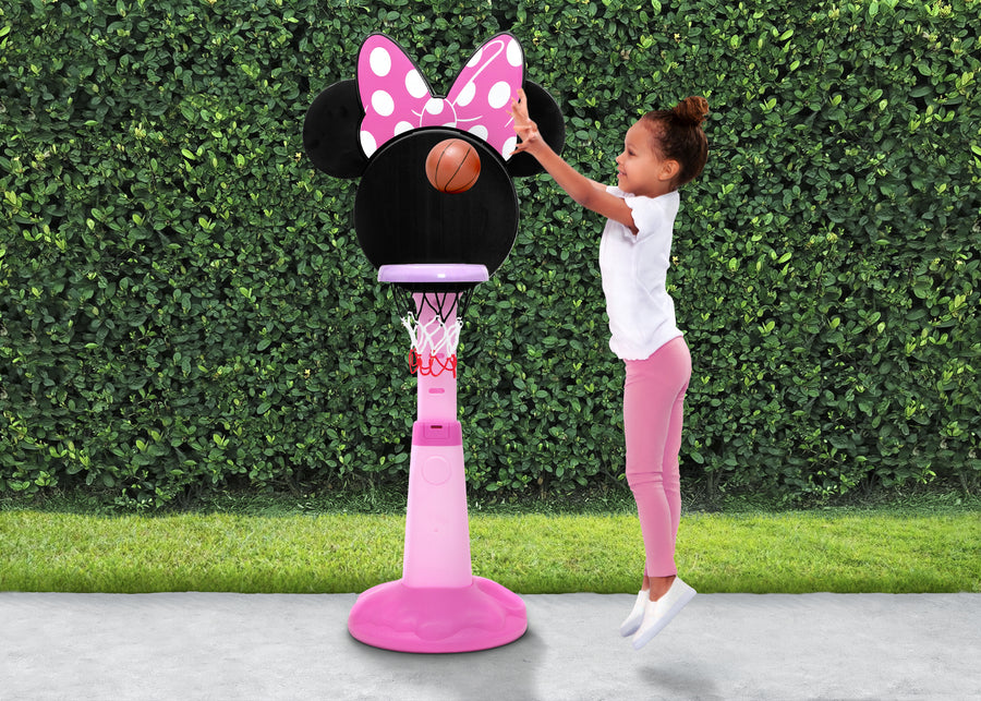 Minnie Mouse (1057) 1-Minnie Mouse Plastic Basketball Set