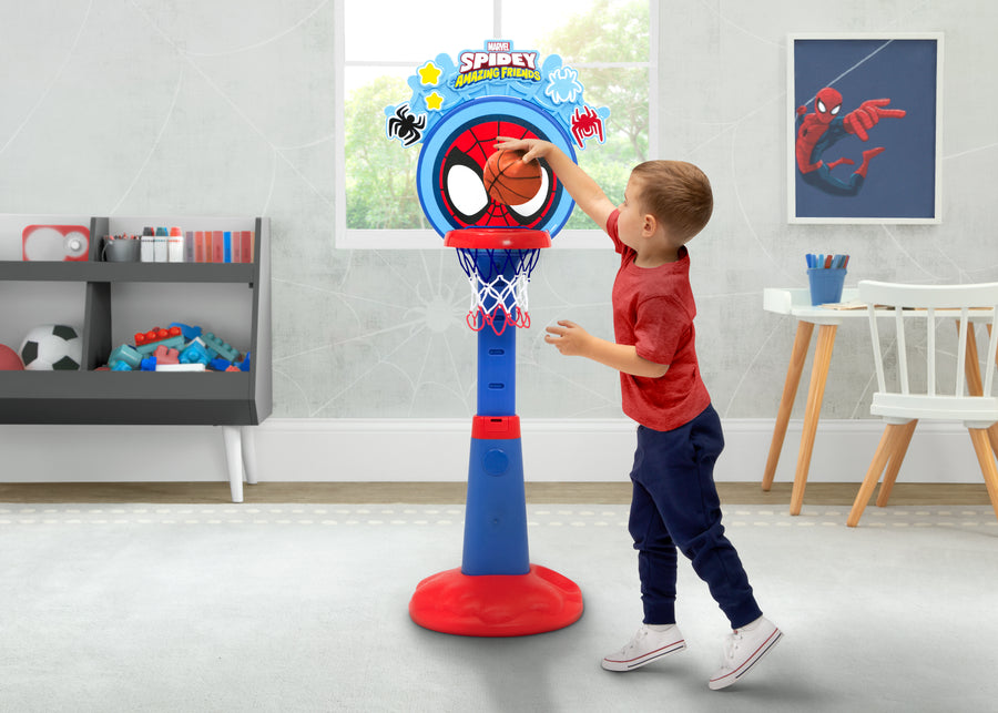 Spider-Man (1164) 2-Spidey and His Amazing Friends Plastic Basketball Set