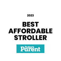 Award badge for Best Affordable Stroller 2023