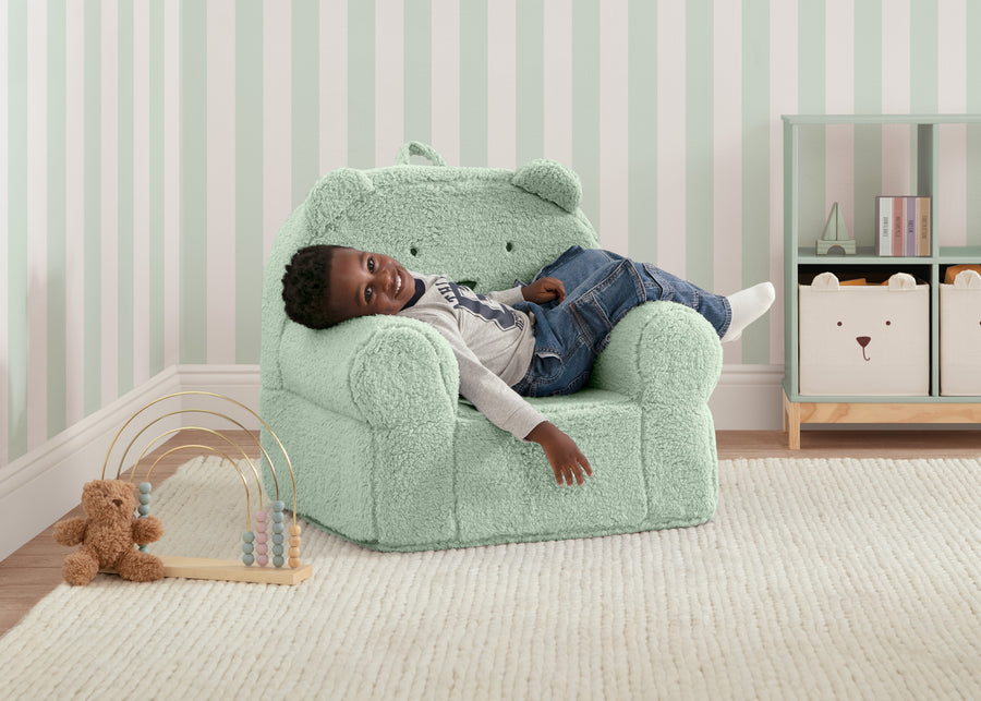 Sage (1658) 30-babyGap Sherpa Bear Chair
