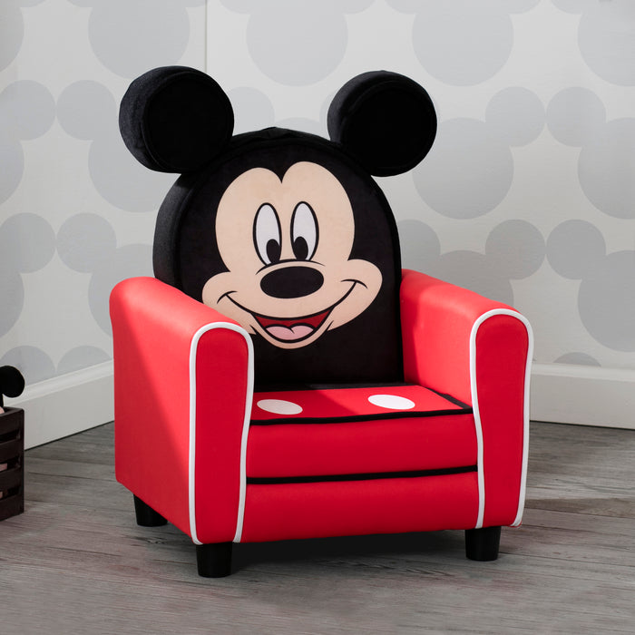 UP83648MM Disney Mickey Figural Upholstered Chair hangtag 2-Mickey Mouse Figural Upholstered Kids Chair
