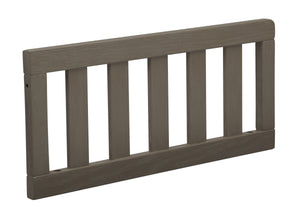 Delta Children Textured Pebble Grey (1341) Toddler Guardrail W0060 Angled View 6-Toddler Guardrail (W0060)