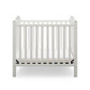 DCB: Bianca White (130) 11-Sprout Mini Crib with Mattress