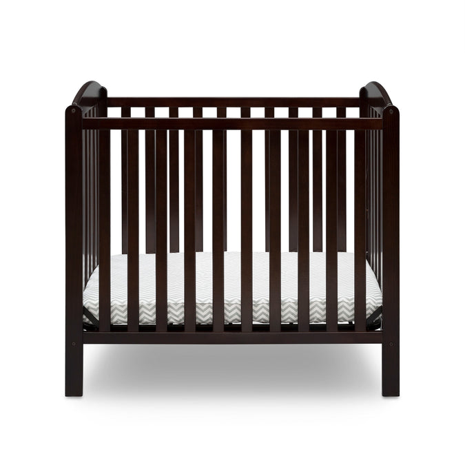 DCB: Dark Chocolate (207) 6-Sprout Mini Crib with Mattress