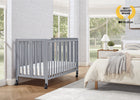 Grey (026) 18-Aria Full Size Portable Folding Crib