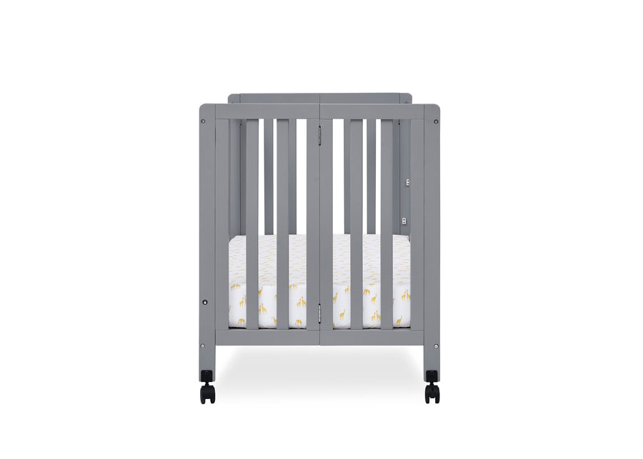 Grey (026) 28-Aria Full Size Portable Folding Crib