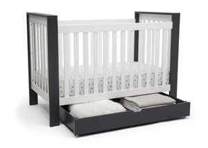Delta Children Midnight (1360) Under Crib Roll-Out Storage, Right Crib Silo View 3-Under Crib Roll-Out Storage Trundle