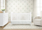 Bianca White (130)  8-Adley 3-in-1 Convertible Crib