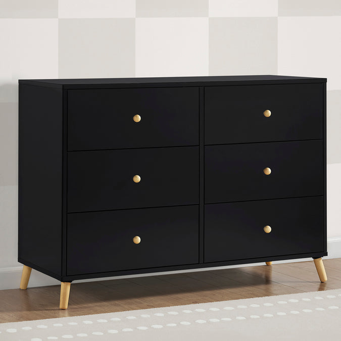 Essex 6 Drawer Dresser with Interlocking Drawers 31-Essex 6 Drawer Dresser with Interlocking Drawers