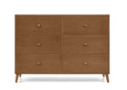 Chestnut (836) 42-Essex 6 Drawer Dresser with Interlocking Drawers