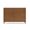 DCB: Chestnut (836) 46-Essex 6 Drawer Dresser with Interlocking Drawers