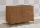 Chestnut (836) 33-Essex 6 Drawer Dresser with Interlocking Drawers
