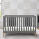 Essex 4-in-1 Convertible Crib - Grey with Natural (1359) - Accessories