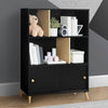 W103180 1482 Essex Bookcase Ebony wNatural Lifestyle 0123 19-Essex Bookcase