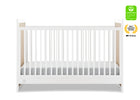 Bianca White and Natural (1516) 20-babyGap Liam 4-in-1 Convertible Crib