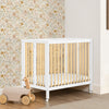 W105550 123 Mia Portable Mini Crib Bianca White wNatural Lifestyle 111 50-Mia Portable Folding Mini Crib with 1.5-Inch Mattress