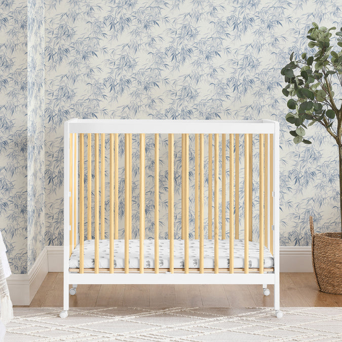 Mia Portable Folding Mini Crib with 1.5-Inch Mattress 17-Mia Portable Folding Mini Crib with 1.5-Inch Mattress