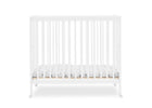 Bianca White (130) 24-Mia Portable Folding Mini Crib with 1.5-Inch Mattress