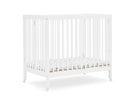 Bianca White (130) 26-Mia Portable Folding Mini Crib with 1.5-Inch Mattress