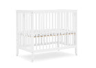 Bianca White (130) 29-Mia Portable Folding Mini Crib with 1.5-Inch Mattress