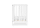 Bianca White (130) 25-Mia Portable Folding Mini Crib with 1.5-Inch Mattress