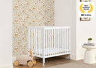 Bianca White (130) 18-Mia Portable Folding Mini Crib with 1.5-Inch Mattress