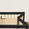 Ebony with Natural (1482) 45-Mia Portable Folding Mini Crib with 1.5-Inch Mattress