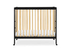 Ebony with Natural (1482) 41-Mia Portable Folding Mini Crib with 1.5-Inch Mattress