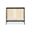 DCB: Ebony with Natural (1482) 47-Mia Portable Folding Mini Crib with 1.5-Inch Mattress