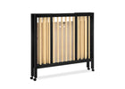 Ebony with Natural (1482) 44-Mia Portable Folding Mini Crib with 1.5-Inch Mattress