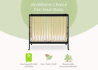 Ebony with Natural (1482) 36-Mia Portable Folding Mini Crib with 1.5-Inch Mattress