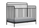 Matte Black (1394) 17-Hayden 5-in-1 Convertible Crib