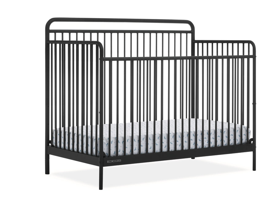 Matte Black (1394) 17-Hayden 5-in-1 Convertible Crib