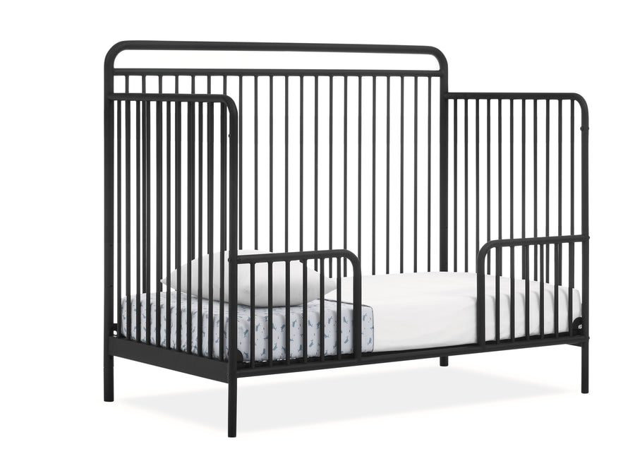 Matte Black (1394) 18-Hayden 5-in-1 Convertible Crib