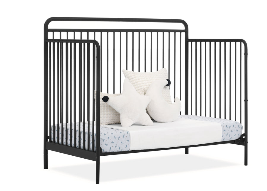 Matte Black (1394) 19-Hayden 5-in-1 Convertible Crib