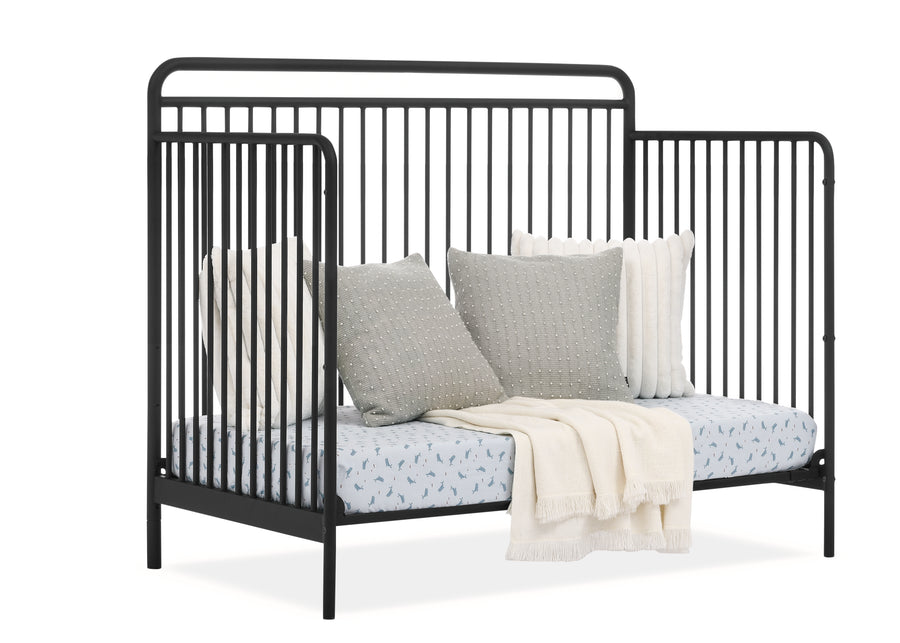 Matte Black (1394) 20-Hayden 5-in-1 Convertible Crib