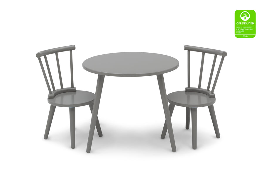 Grey (026) 2-Homestead Table and Chair Set (2 Chairs Included)