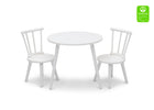Bianca White (130) 8-Homestead Table and Chair Set (2 Chairs Included)