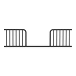 Toddler Guardrail (W106725) - Charcoal Grey (1431) - Accessories