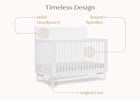 Bianca White (130) 6-Spencer 6-in-1 Convertible Crib