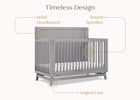 Steel Grey (1446) 28-Spencer 6-in-1 Convertible Crib