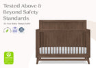 Teak Brown (1526) 51-Spencer 6-in-1 Convertible Crib